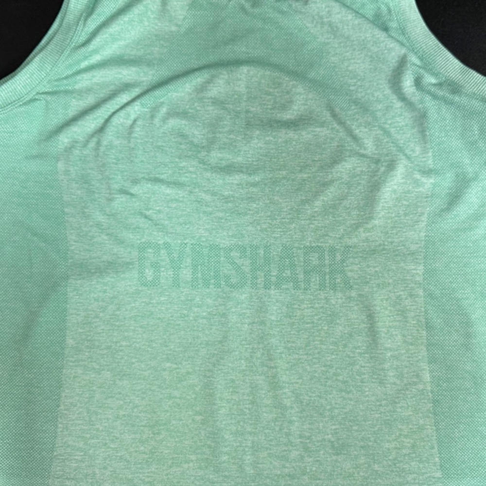 Gymshark Green Muscle Tank [T9] - Picture 4 of 5